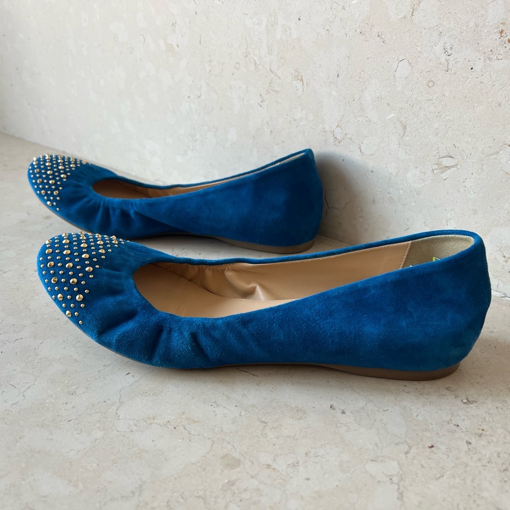 J Crew CeCe Studded Ballet Flats Sz11